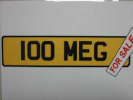 Click on this photo of the AC 100 MEG Number Plate for sale Tourer to enlarge... for sale at Brunswicks Brighton - if this photo is missing try refreshing the page if the photo still doesn't appear this vehicle might be already sold - click the home button if you found this page via a search engine